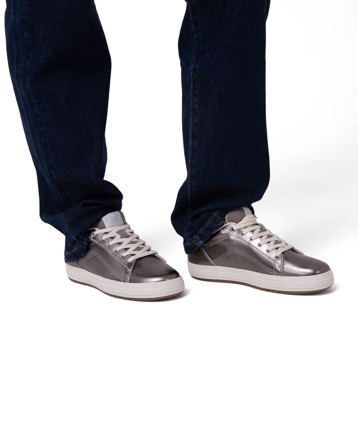 Zapatilla Mujer Imply Plateado Cat