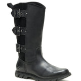 Bota de Cuero Notion Buckle Negro Cat