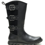 Bota de Cuero Notion Buckle Negro Cat