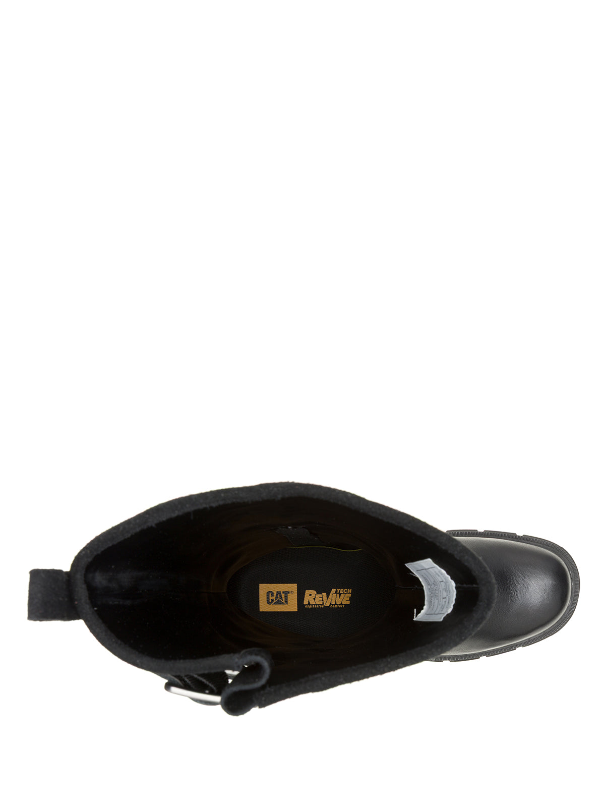 Bota de Cuero Notion Buckle Negro Cat