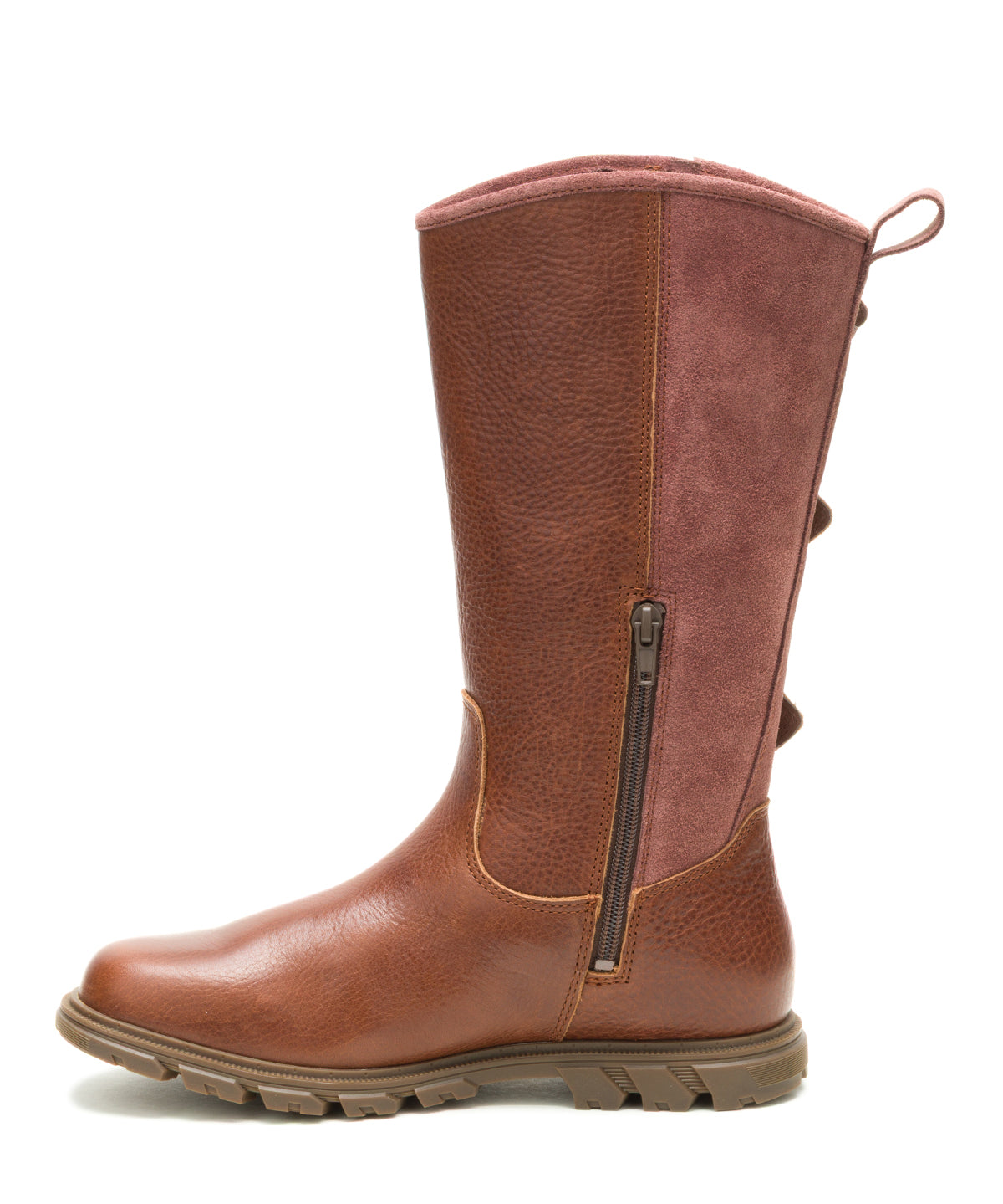 Bota de Cuero Notion Buckle Café Cat