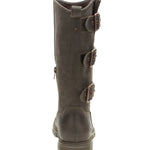 Bota de Cuero Notion Buckle Café Oscuro Cat