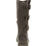 Bota de Cuero Notion Buckle Café Oscuro Cat