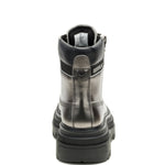 Botín Mujer Bolder Zip Plateado Cat