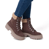 Botín Mujer Colorado Max Hiker Café Cat