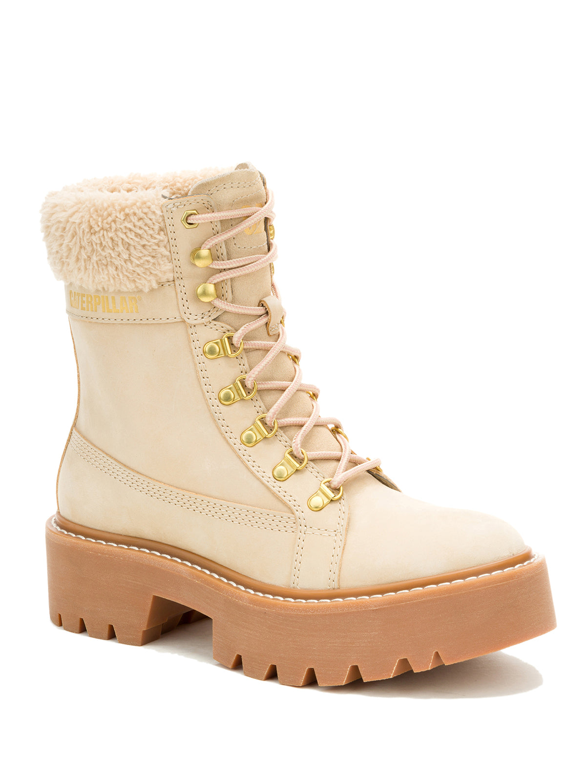 Botín Mujer Colorado Max Hiker Beige Cat