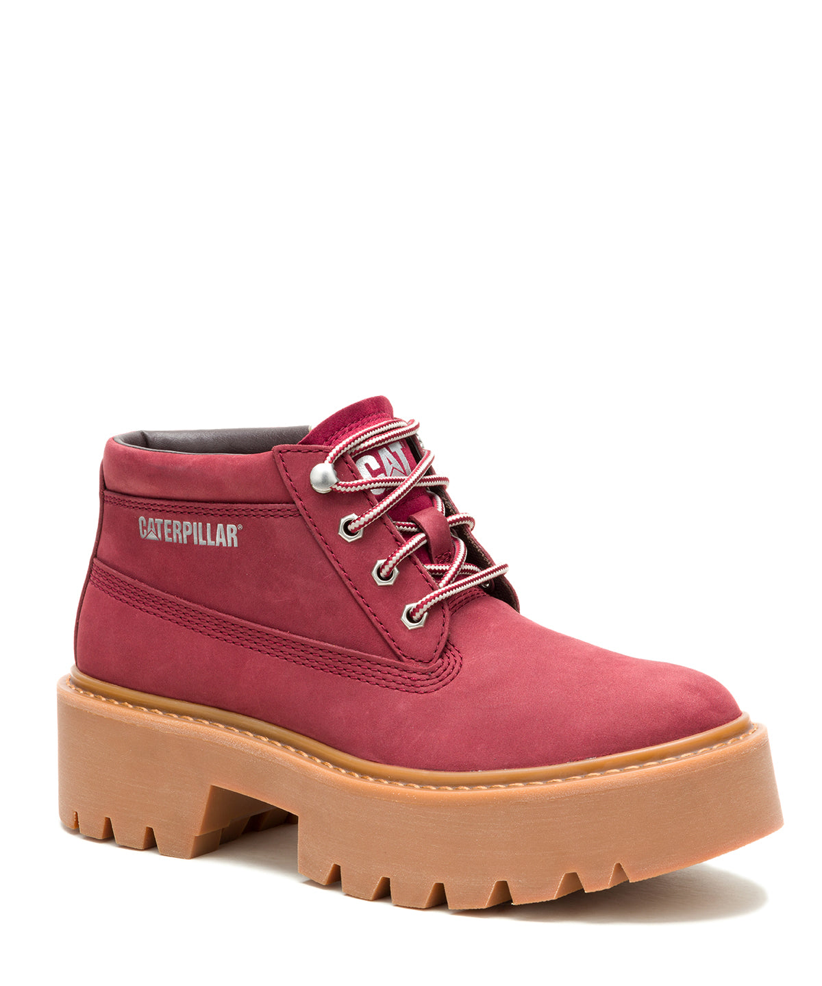 Botín Mujer Colorado Max Chukka Rojo Cat