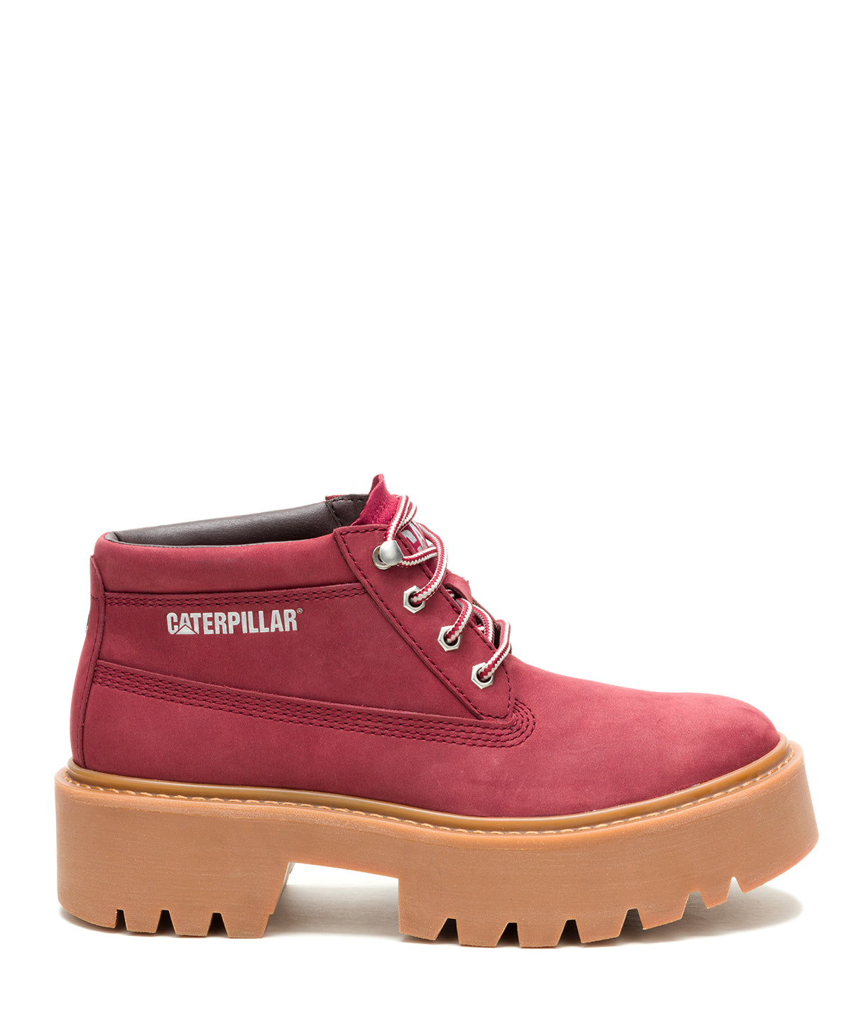Botín Mujer Colorado Max Chukka Rojo Cat