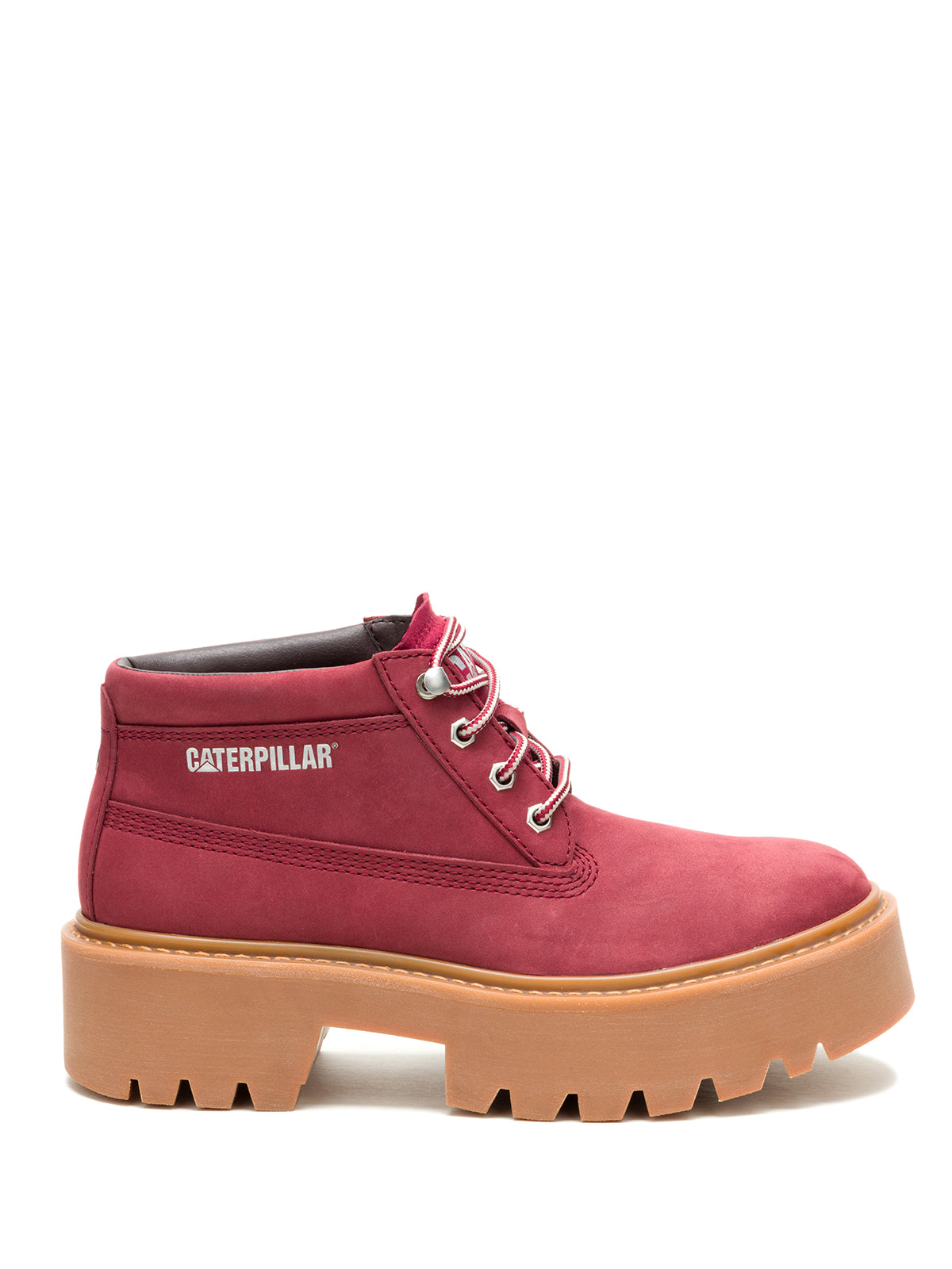 Botín Mujer Colorado Max Chukka Rojo Cat