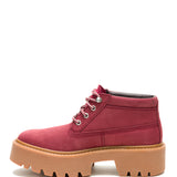Botín Mujer Colorado Max Chukka Rojo Cat