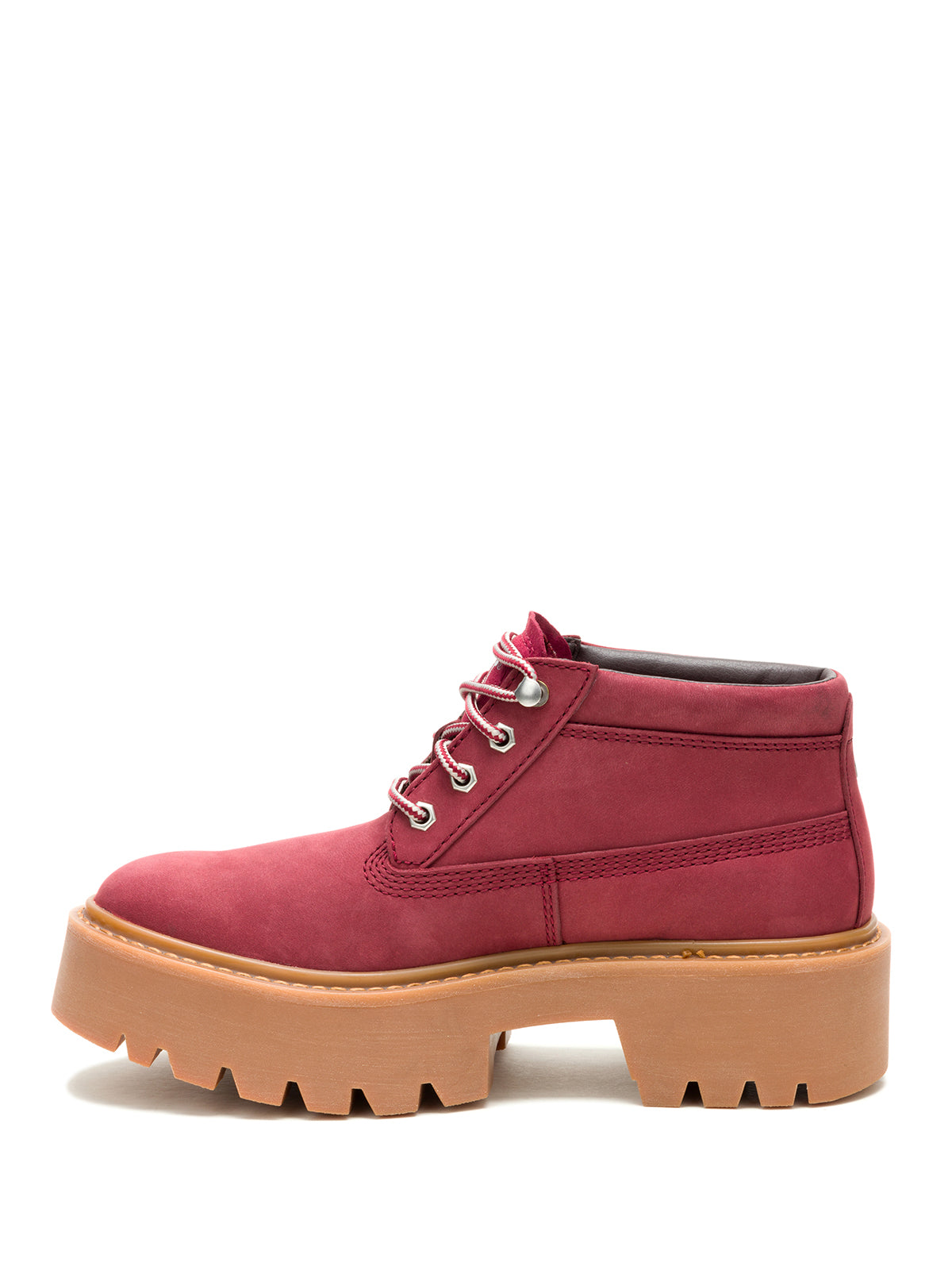 Botín Mujer Colorado Max Chukka Rojo Cat