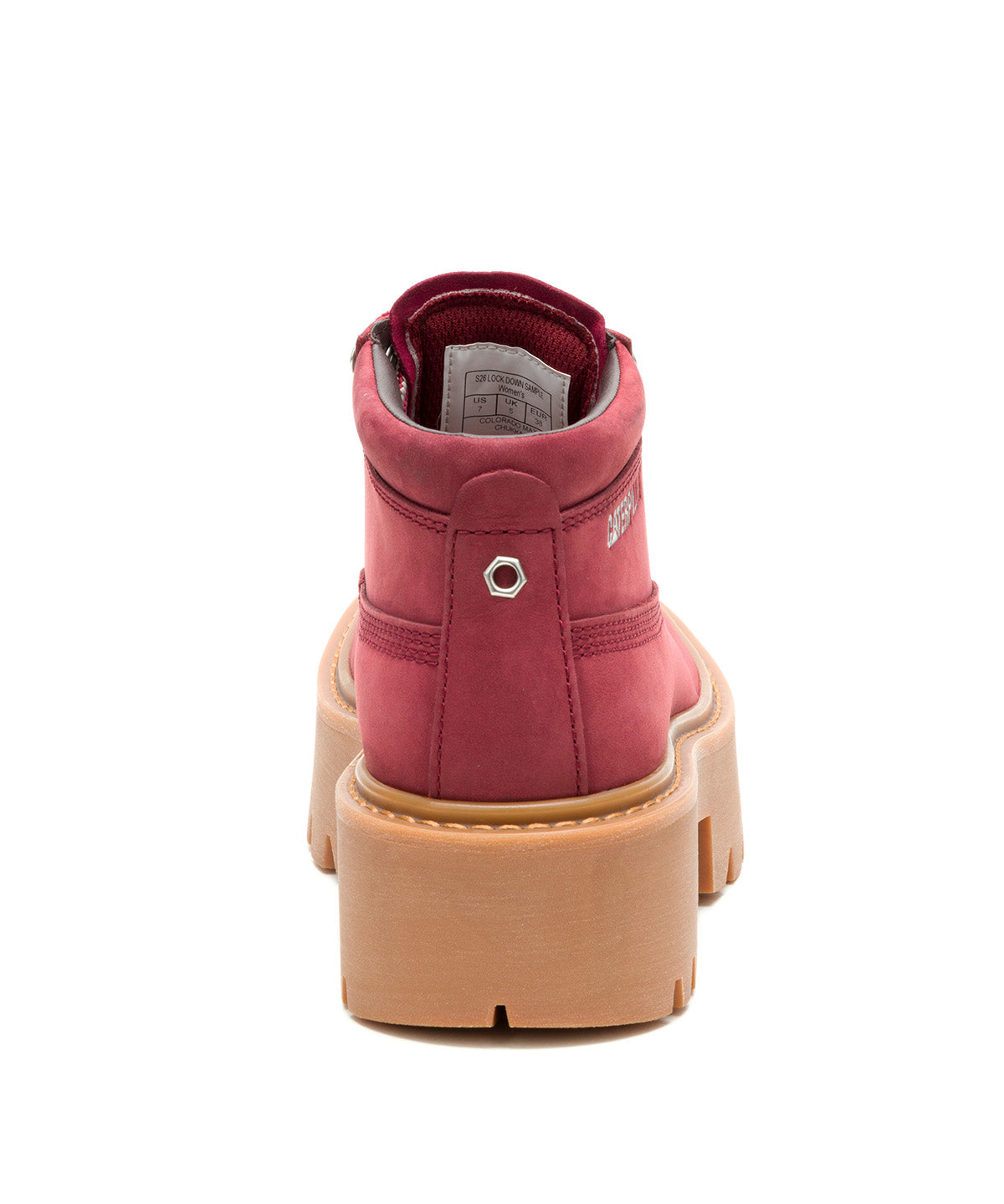 Botín Mujer Colorado Max Chukka Rojo Cat