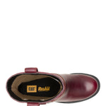 Botín Cuero Rewrite Harness Burdeo Cat