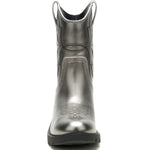 Botín Cuero Rewrite Frontier Plateado Cat