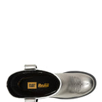 Botín Cuero Rewrite Frontier Plateado Cat