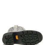 Botín Cuero Rewrite Frontier Plateado Cat