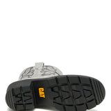 Botín Cuero Rewrite Frontier Plateado Cat