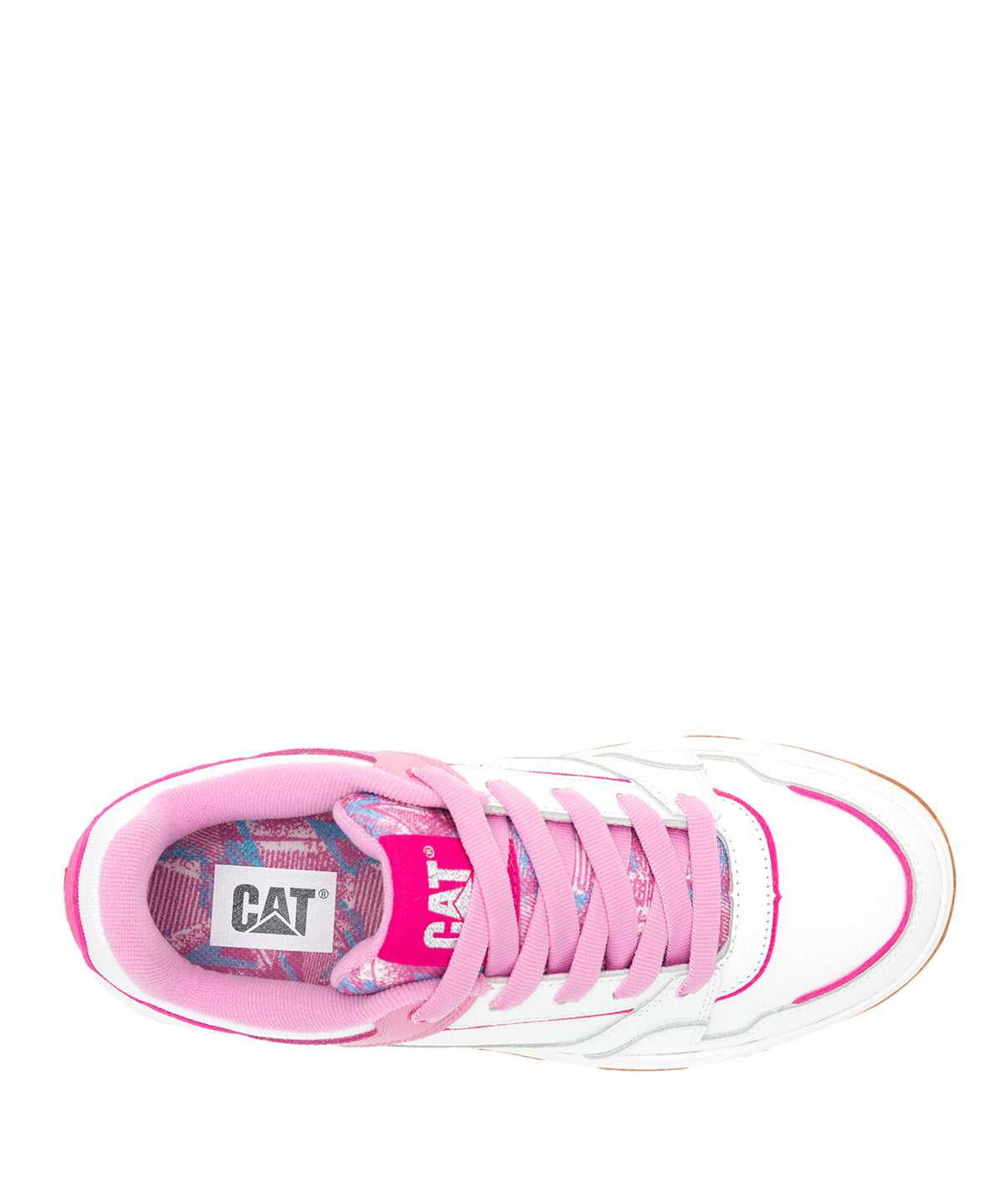 Zapatilla Mujer CAT Script Graffiti Blanco
