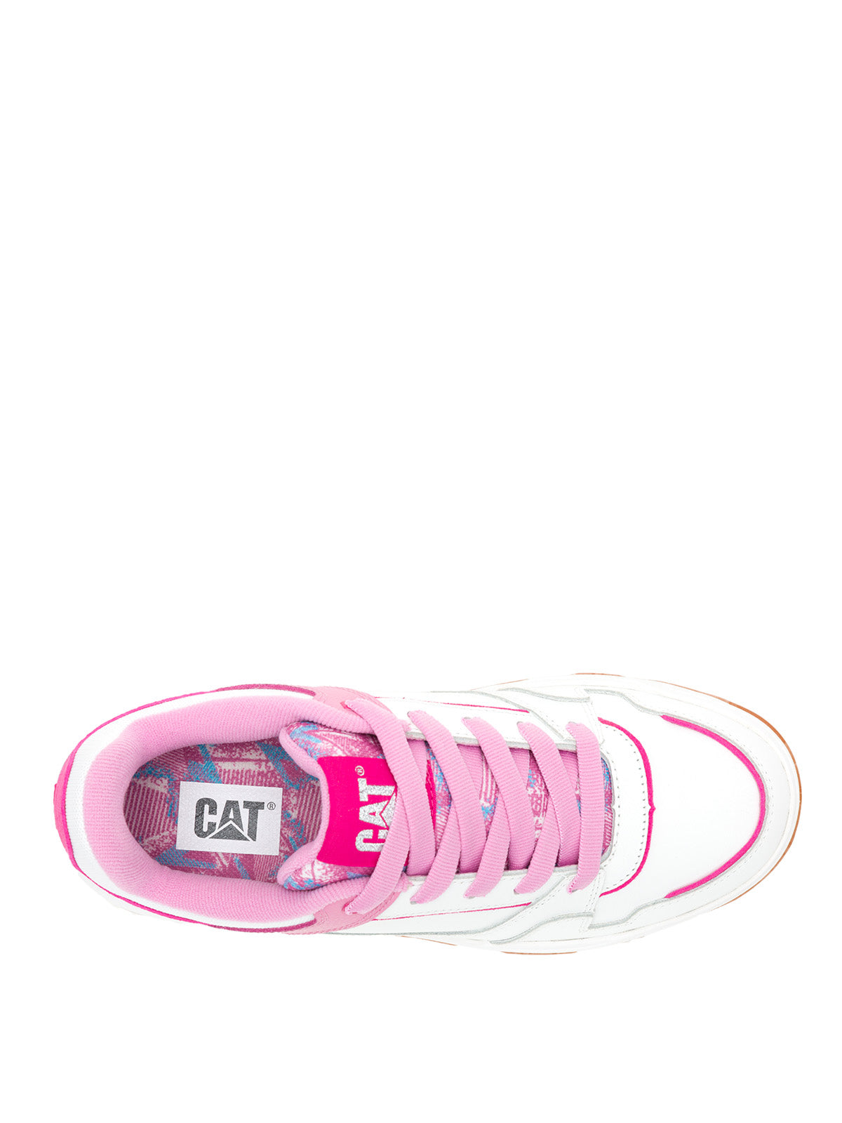 Zapatilla Mujer CAT Script Graffiti Blanco