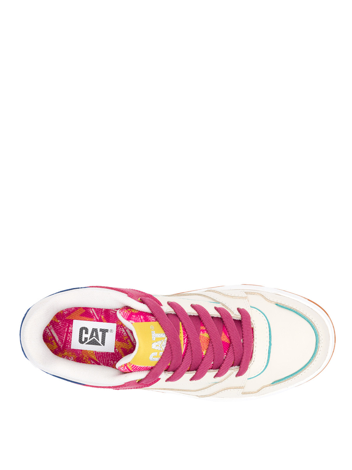 Zapatilla Mujer CAT Script Graffiti Rojo