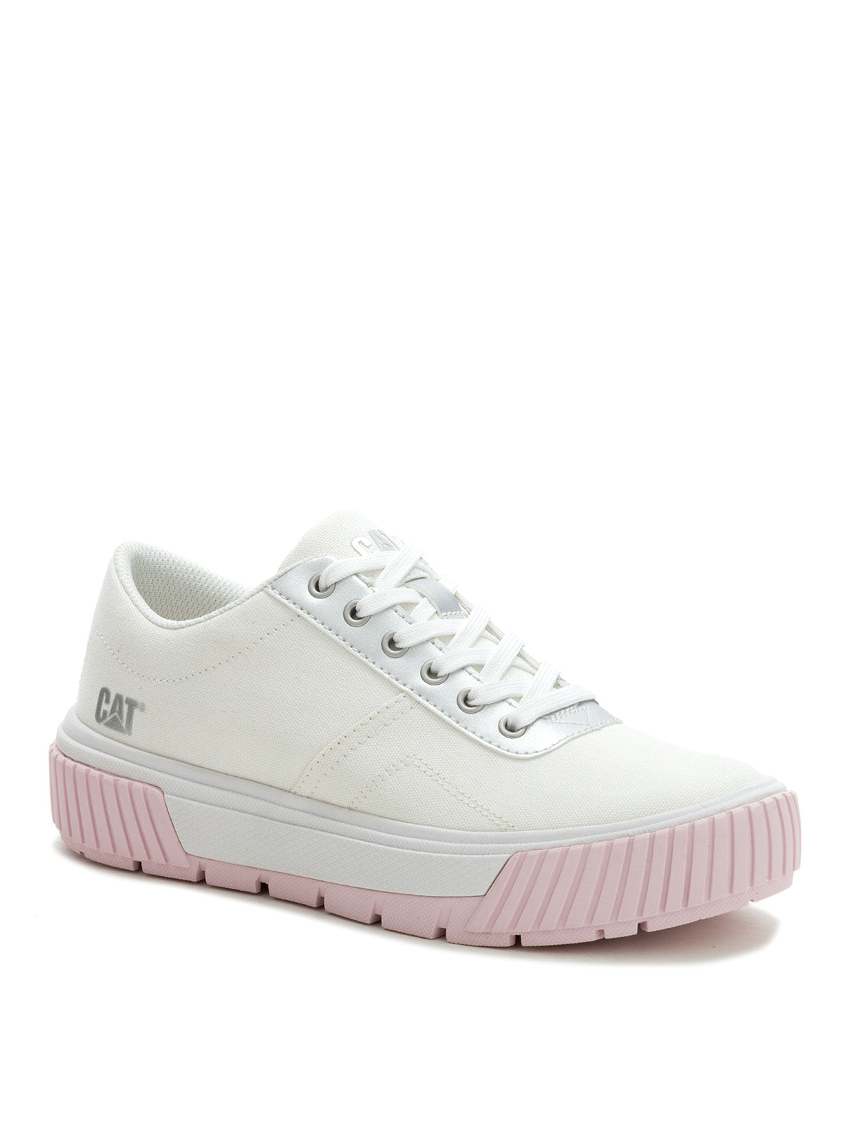 Zapatilla Mujer CAT Amp Canvas Blanco