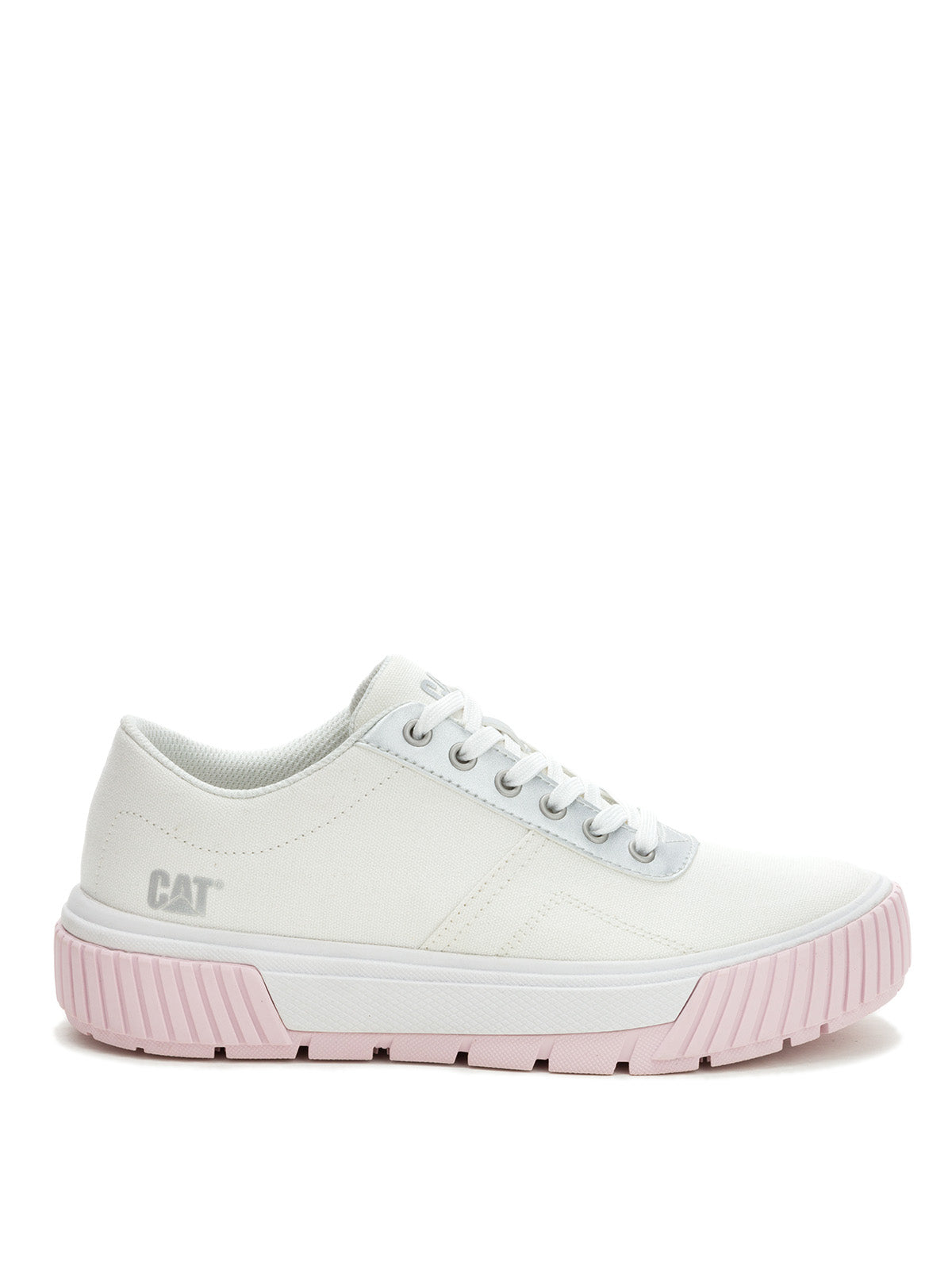 Zapatilla Mujer CAT Amp Canvas Blanco