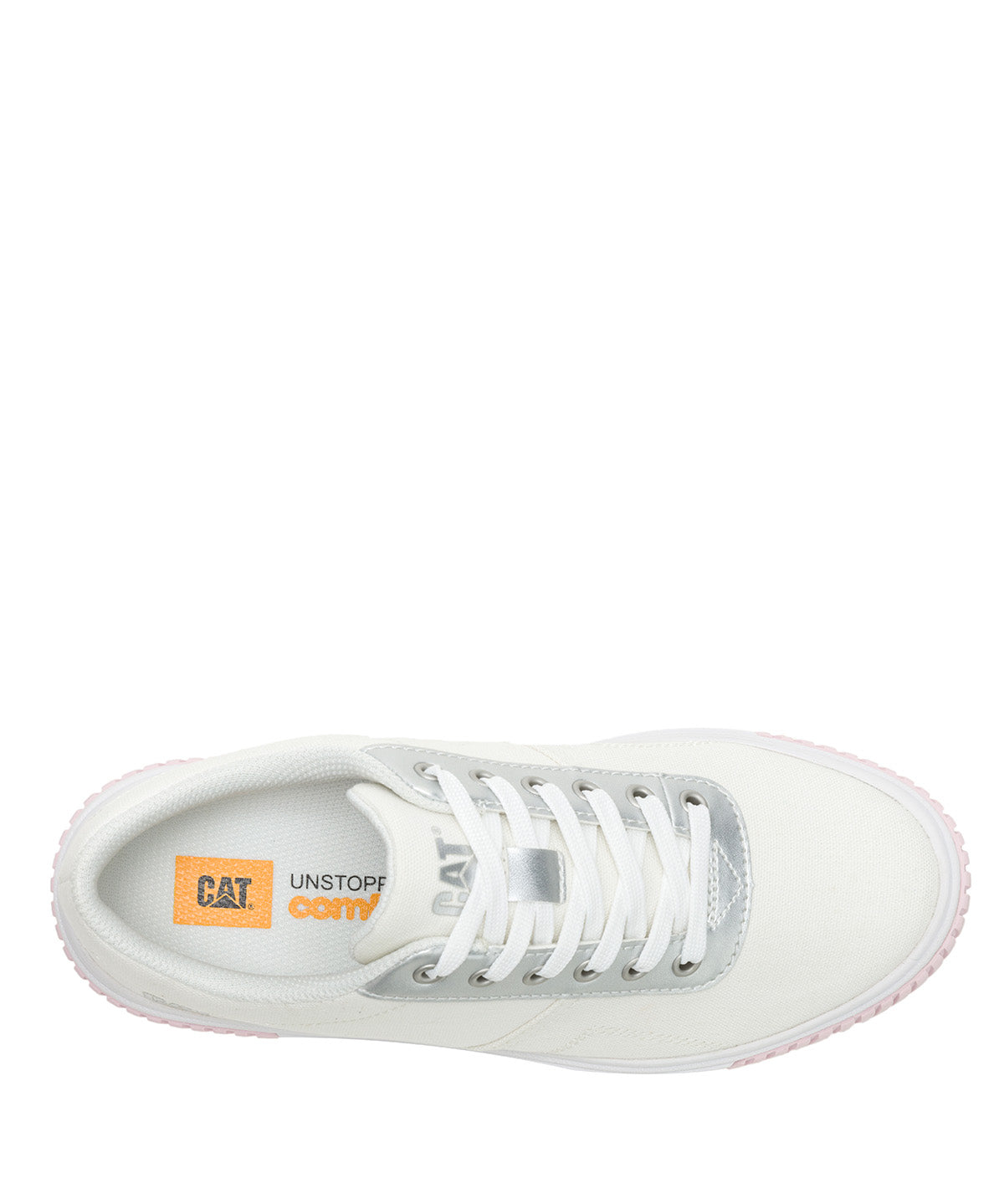 Zapatilla Mujer CAT Amp Canvas Blanco