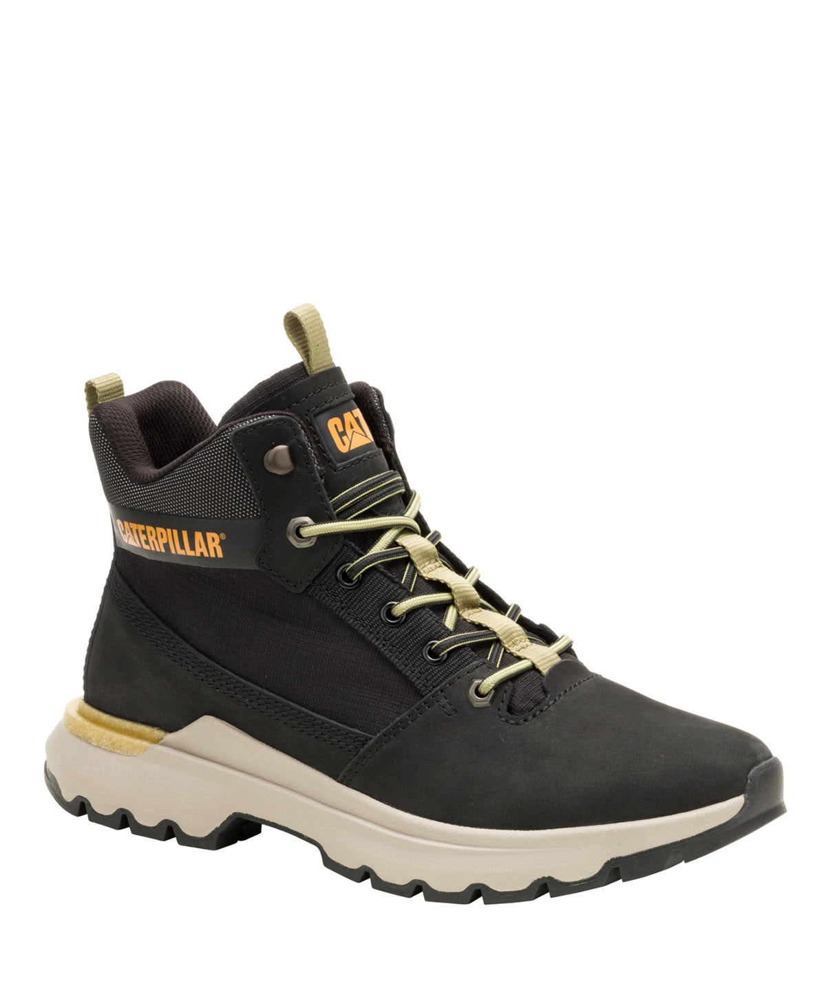 Zapatilla Con Caña Colorado Sneaker Hombre Negra Cat