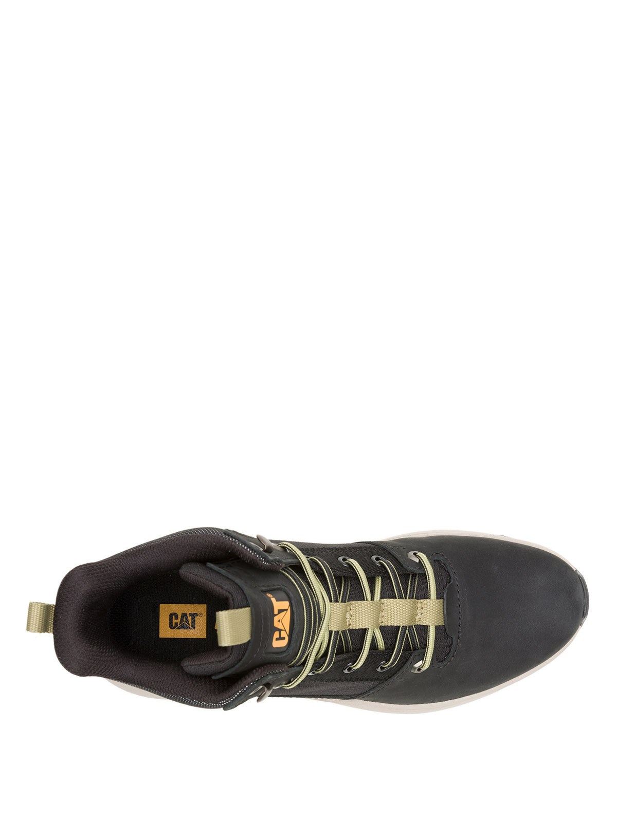 Zapatilla Con Caña Colorado Sneaker Hombre Negra Cat