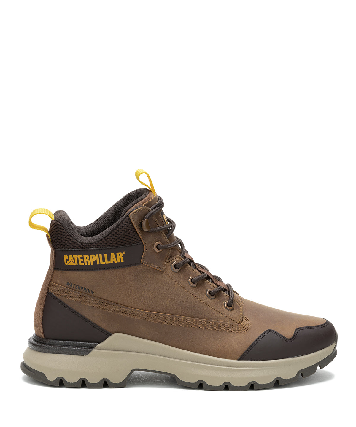 Zapatilla Con Caña Gamuza Hombre Colorado Sneaker Wp Café Cat