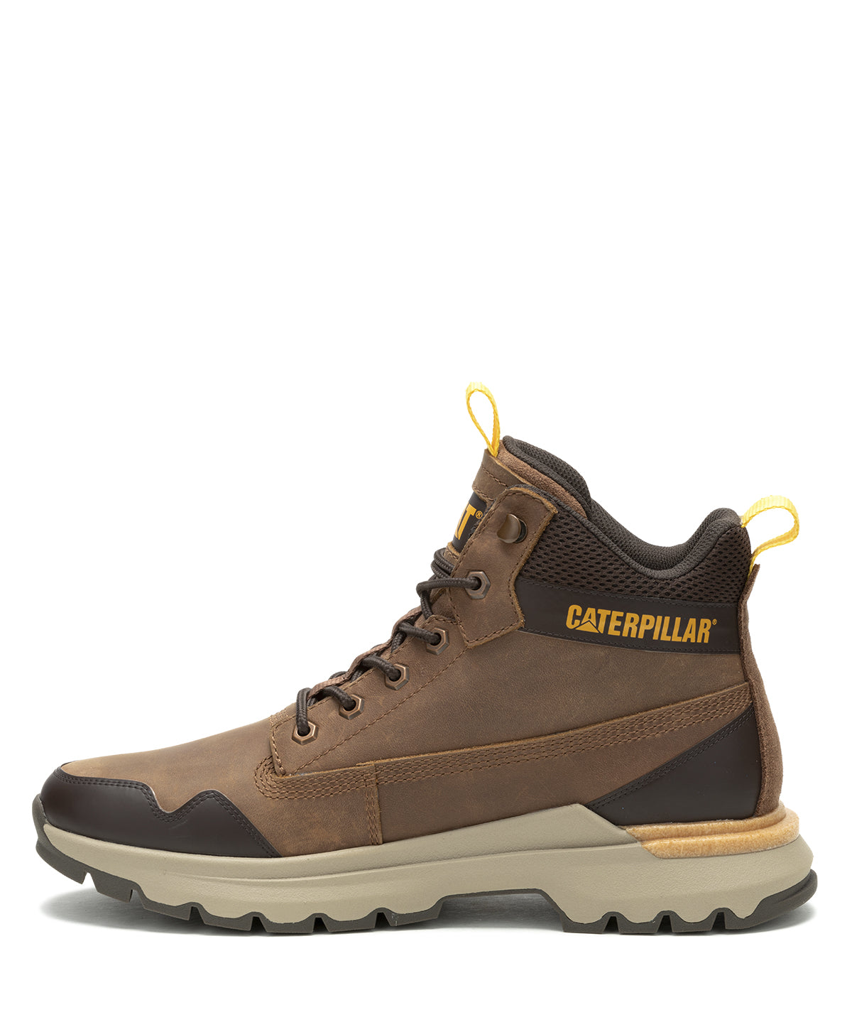 Zapatilla Con Caña Gamuza Hombre Colorado Sneaker Wp Café Cat