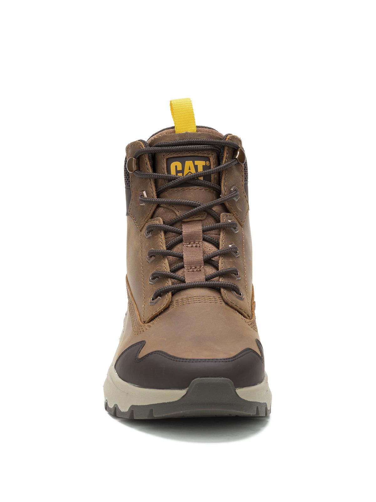 Zapatilla Con Caña Gamuza Hombre Colorado Sneaker Wp Café Cat