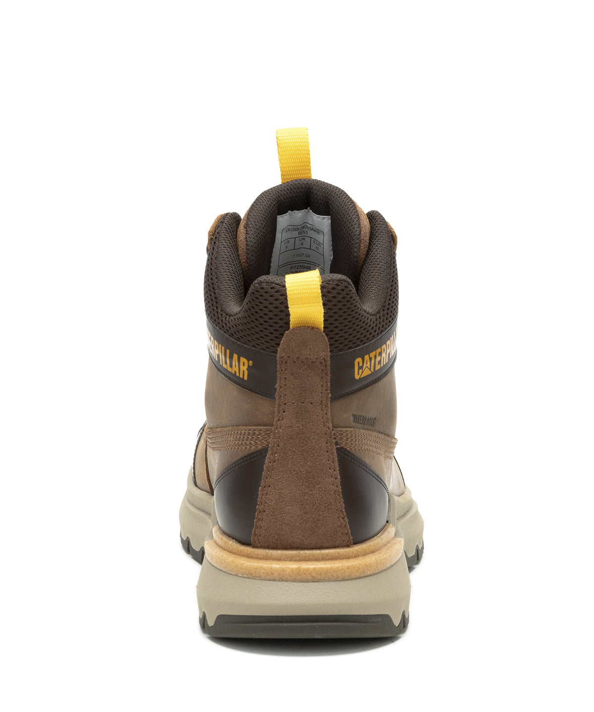 Zapatilla Con Caña Gamuza Hombre Colorado Sneaker Wp Café Cat