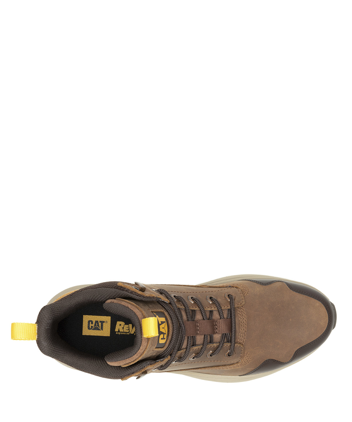 Zapatilla Con Caña Gamuza Hombre Colorado Sneaker Wp Café Cat