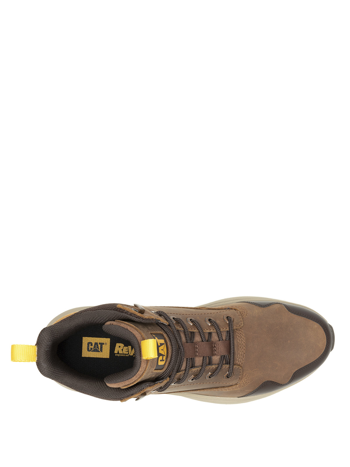 Zapatilla Con Caña Gamuza Hombre Colorado Sneaker Wp Café Cat