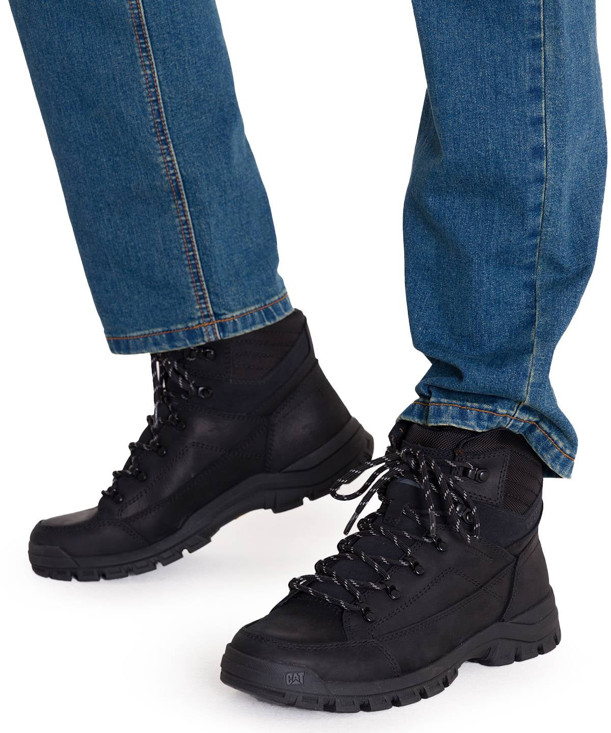 Botín Cuero Hombre Threshold Hiker Negro Cat