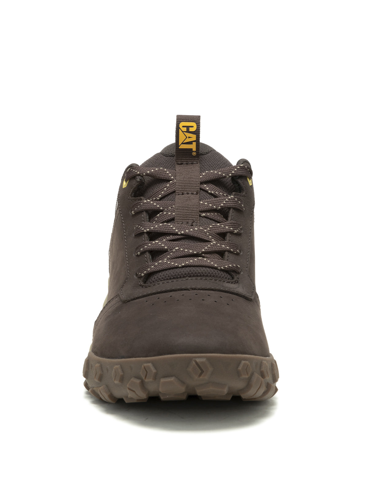 Zapatilla Cuero Hombre Hex Ready Lo Café Cat