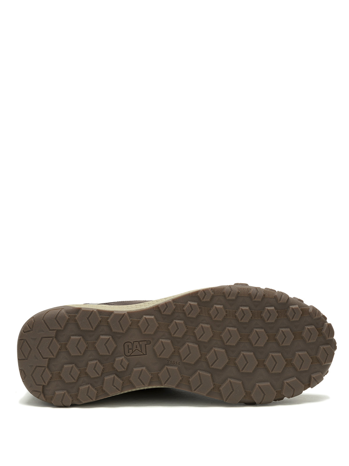 Zapatilla Cuero Hombre Hex Ready Lo Café Cat