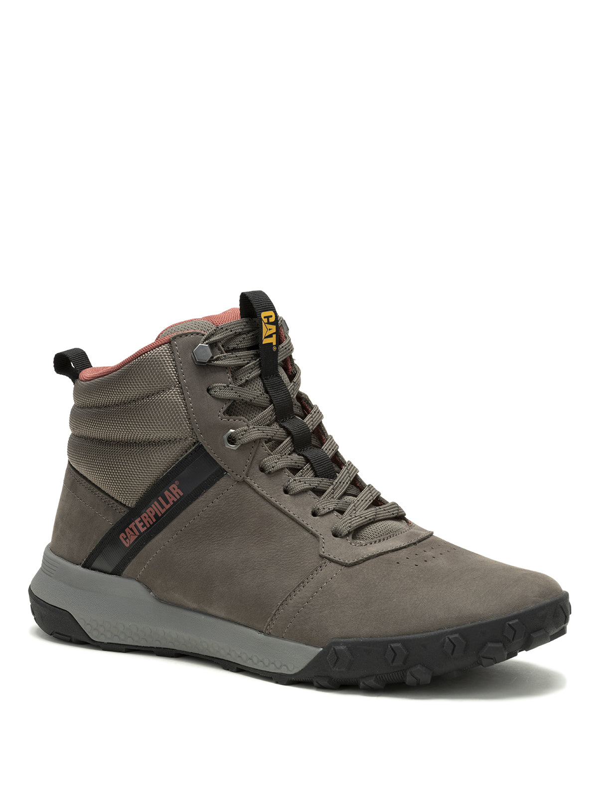Zapatilla Con Caña Casual Hombre Hex Ready Mid Gris Cat