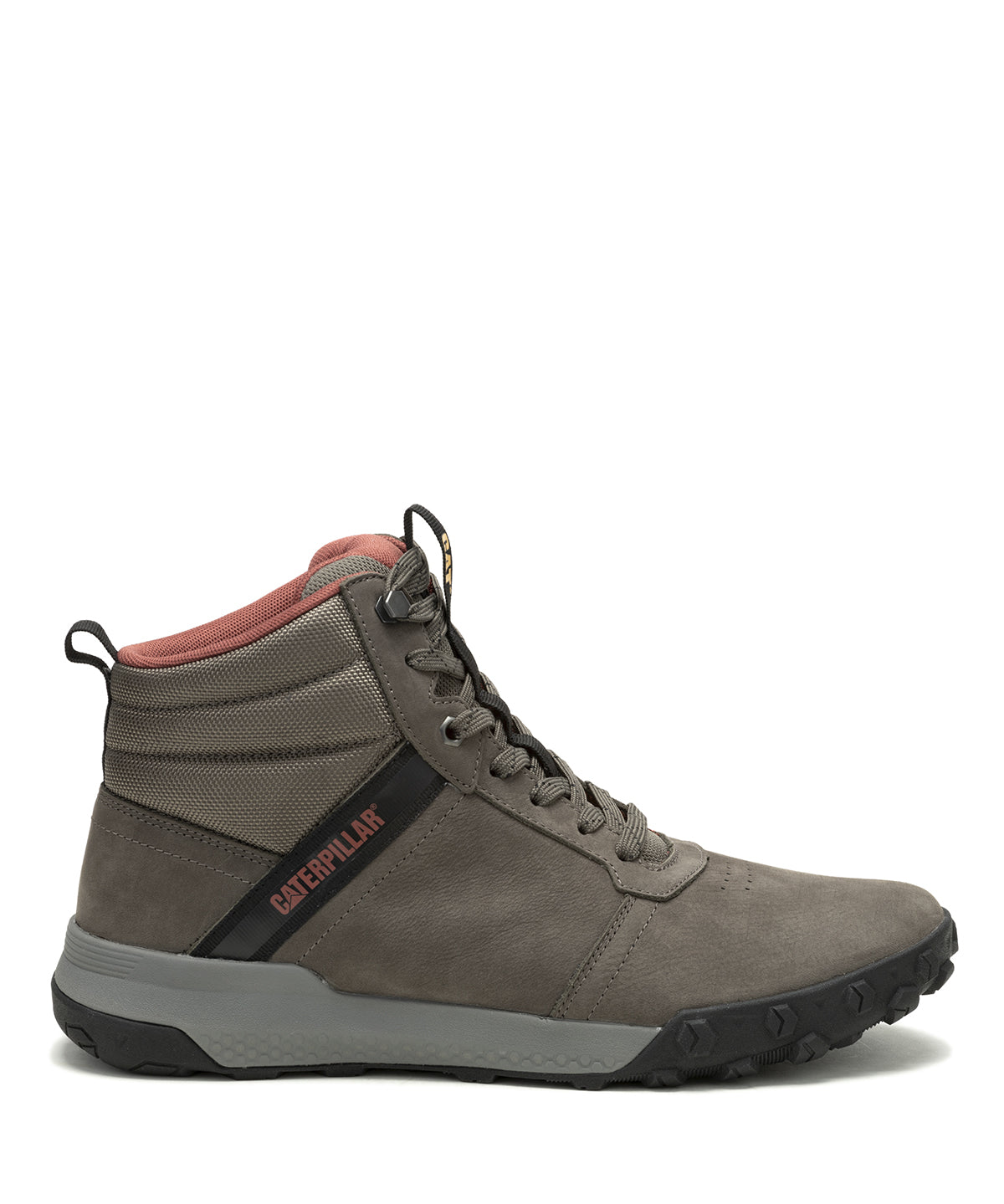 Zapatilla Con Caña Casual Hombre Hex Ready Mid Gris Cat