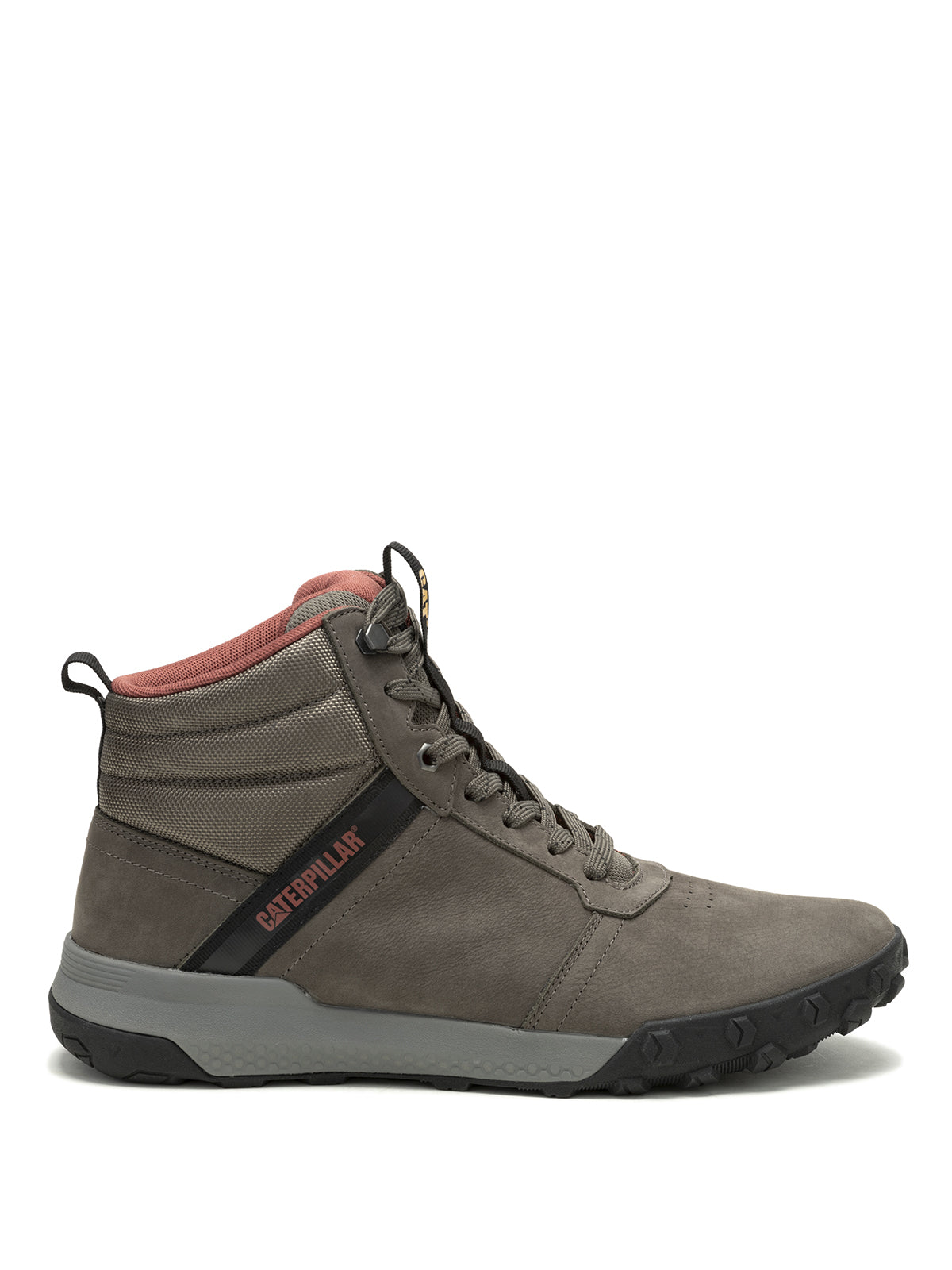 Zapatilla Con Caña Casual Hombre Hex Ready Mid Gris Cat