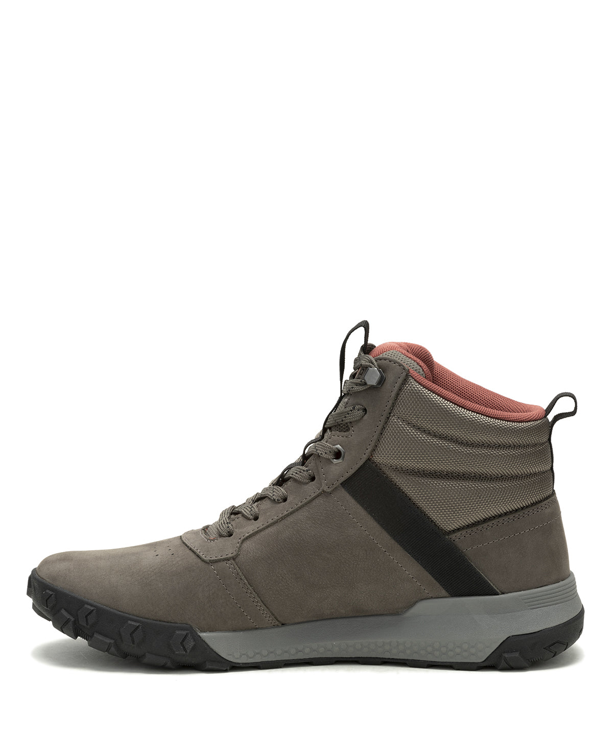 Zapatilla Con Caña Casual Hombre Hex Ready Mid Gris Cat