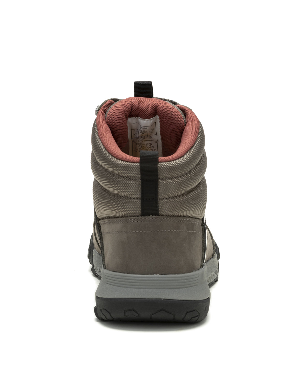 Zapatilla Con Caña Casual Hombre Hex Ready Mid Gris Cat