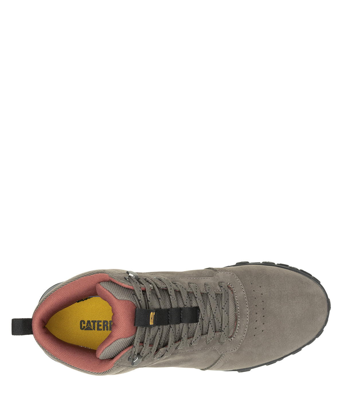 Zapatilla Con Caña Casual Hombre Hex Ready Mid Gris Cat
