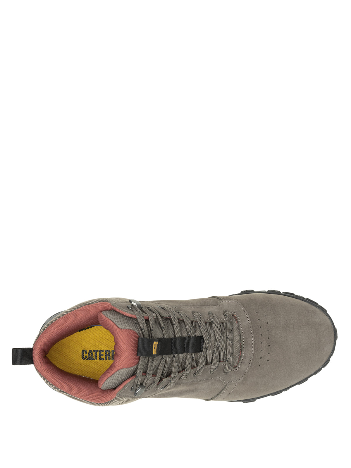 Zapatilla Con Caña Casual Hombre Hex Ready Mid Gris Cat