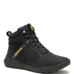 Zapatilla Con Caña Cuero Hombre Hex Ready Mid Negro Cat