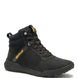 Zapatilla Con Caña Cuero Hombre Hex Ready Mid Negro Cat