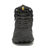 Zapatilla Con Caña Cuero Hombre Hex Ready Mid Negro Cat