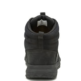Zapatilla Con Caña Cuero Hombre Hex Ready Mid Negro Cat