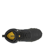 Zapatilla Con Caña Cuero Hombre Hex Ready Mid Negro Cat